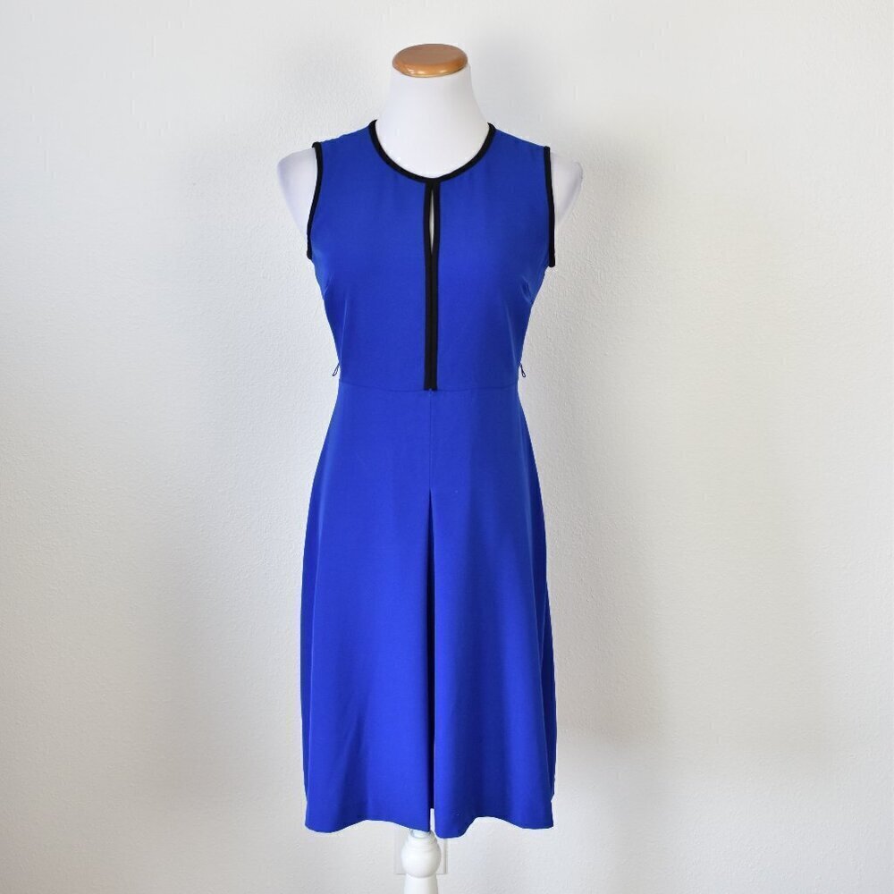 Calvin Klein Sleeveless A-Line Cutout Dress - 4 - Picture 1 of 8